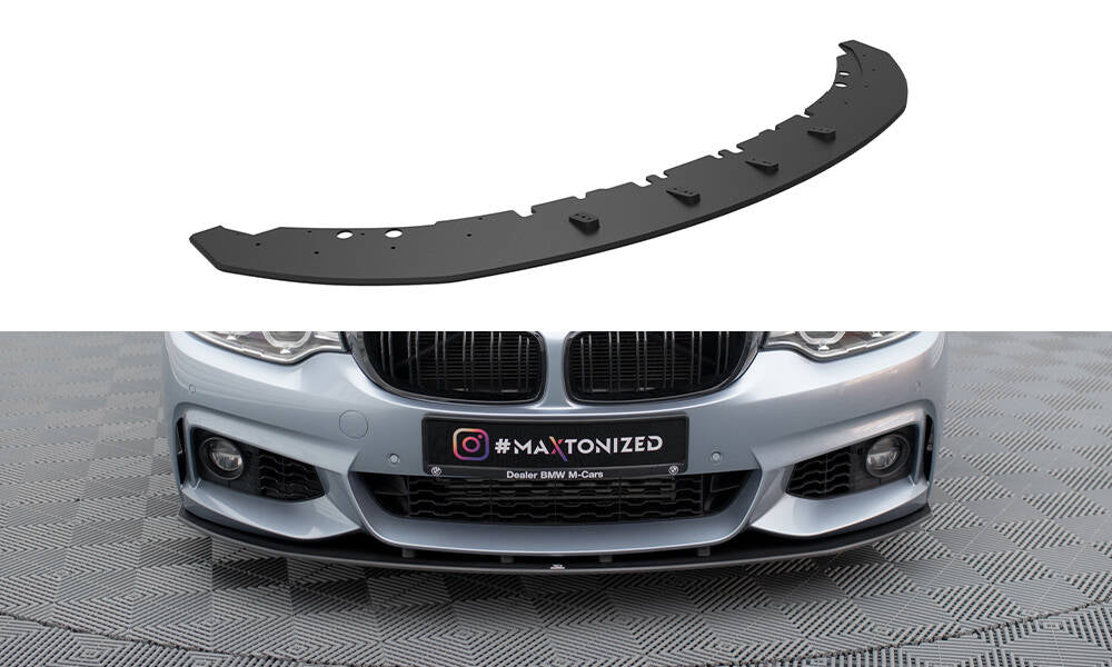 MAXTON DESIGN STREET PRO FRONT SPLITTER BMW 4 COUPE M-PACK F32