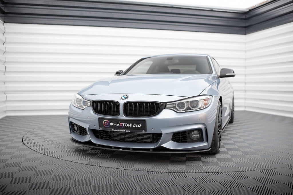 MAXTON DESIGN STREET PRO FRONT SPLITTER BMW 4 COUPE M-PACK F32