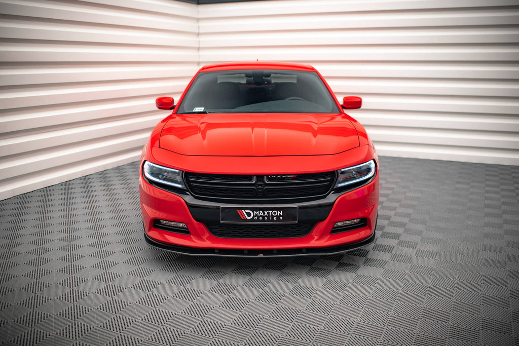 MAXTON DESIGN STREET PRO FRONT SPLITTER DODGE CHARGER RT MK7 FACELIFT