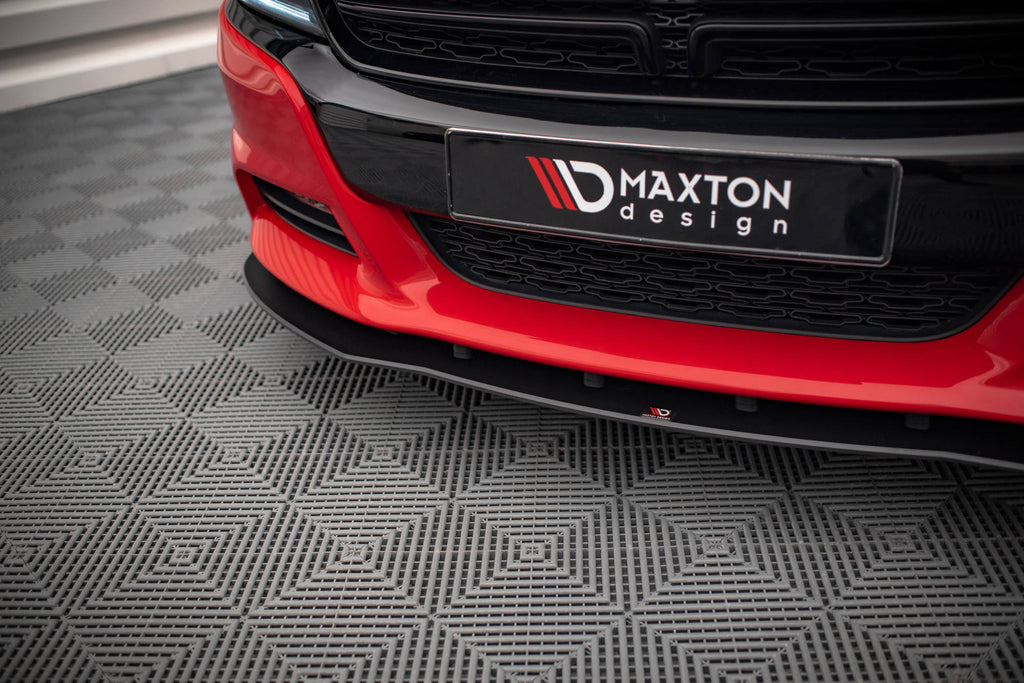 MAXTON DESIGN STREET PRO FRONT SPLITTER DODGE CHARGER RT MK7 FACELIFT