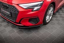 Load image into Gallery viewer, MAXTON DESIGN STREET PRO FRONT SPLITTER + FLAPS AUDI A3 8Y