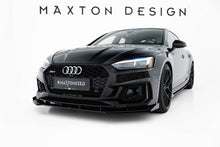 Load image into Gallery viewer, MAXTON DESIGN Street Pro Front Splitter + Flaps Audi RS5 Coupe / Sportback F5