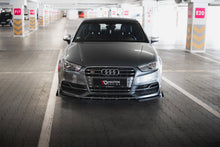 Load image into Gallery viewer, MAXTON DESIGN Street Pro Front Splitter + Flaps Audi S3 / A3 S-Line Sedan 8V