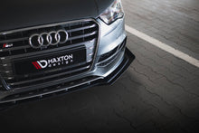 Load image into Gallery viewer, MAXTON DESIGN Street Pro Front Splitter + Flaps Audi S3 / A3 S-Line Sedan 8V