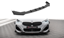 Load image into Gallery viewer, MAXTON DESIGN STREET PRO FRONT SPLITTER + FLAPS BMW 2 COUPE M-PACK / M240I G42