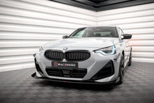 Load image into Gallery viewer, MAXTON DESIGN STREET PRO FRONT SPLITTER + FLAPS BMW 2 COUPE M-PACK / M240I G42