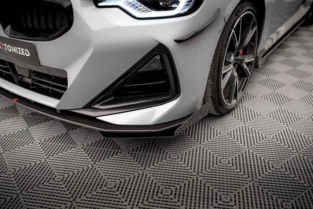 MAXTON DESIGN STREET PRO FRONT SPLITTER + FLAPS BMW 2 COUPE M-PACK / M240I G42