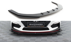 MAXTON DESIGN RACING DURABILITY FRONT SPLITTER + FLAPS HYUNDAI I30 N MK3 (ELANTRA GT) HATCHBACK / FASTBACK