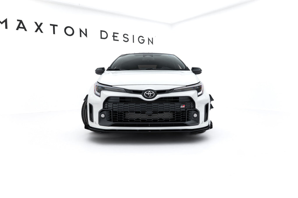 MAXTON DESIGN Street Pro Front Splitter + Flaps Toyota GR Corolla Mk12