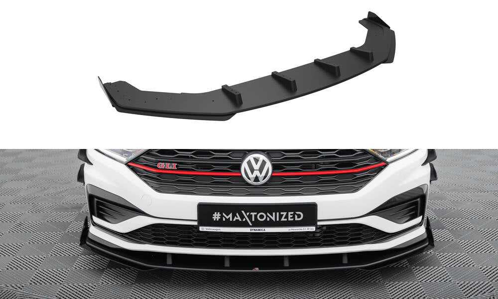 MAXTON DESIGN STREET PRO FRONT SPLITTER + FLAPS VOLKSWAGEN JETTA GLI MK7