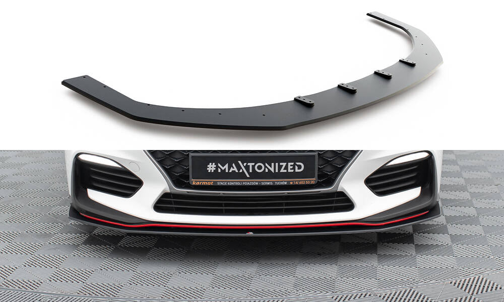 MAXTON DESIGN RACING DURABILITY FRONT SPLITTER HYUNDAI I30 N MK3 (ELANTRA GT) HATCHBACK / FASTBACK
