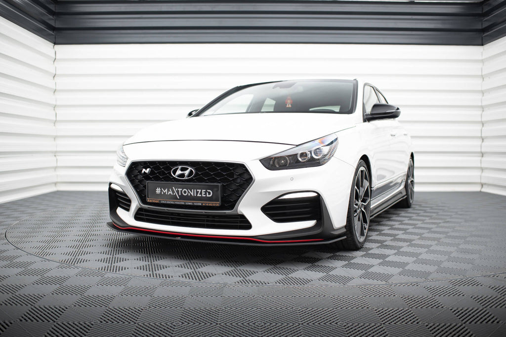 MAXTON DESIGN RACING DURABILITY FRONT SPLITTER HYUNDAI I30 N MK3 (ELANTRA GT) HATCHBACK / FASTBACK
