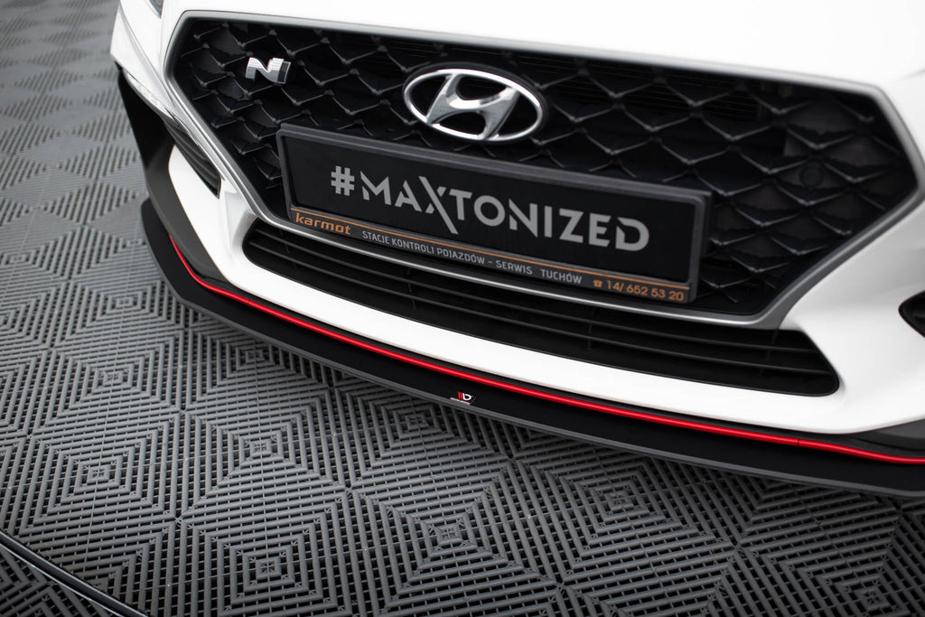 MAXTON DESIGN RACING DURABILITY FRONT SPLITTER HYUNDAI I30 N MK3 (ELANTRA GT) HATCHBACK / FASTBACK