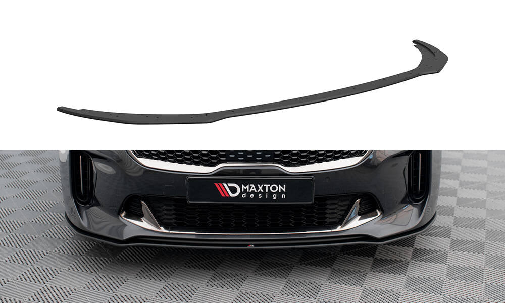 MAXTON DESIGN STREET PRO FRONT SPLITTER KIA STINGER GT / GT-LINE MK1