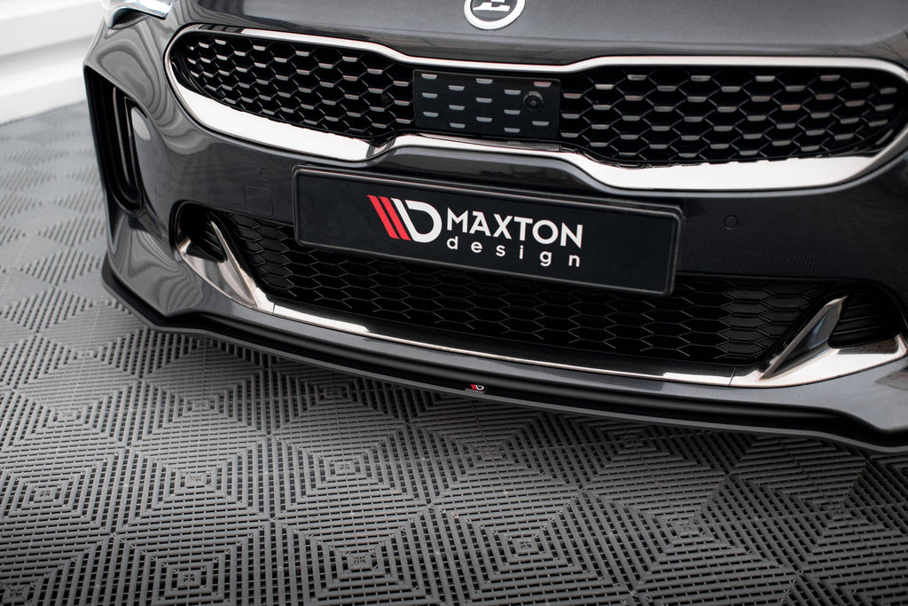 MAXTON DESIGN STREET PRO FRONT SPLITTER KIA STINGER GT / GT-LINE MK1