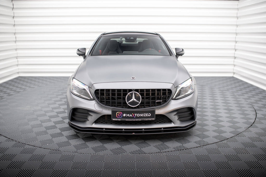 MAXTON DESIGN STREET PRO FRONT SPLITTER MERCEDES-AMG C43 COUPE C205 FACELIFT