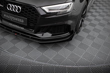 Load image into Gallery viewer, MAXTON DESIGN STREET PRO FRONT SPLITTER V.1 + FLAPS AUDI RS3 SEDAN 8V FACELIFT