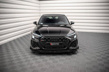 Load image into Gallery viewer, MAXTON DESIGN STREET PRO FRONT SPLITTER V.1 + FLAPS AUDI RS3 SPORTBACK / SEDAN 8Y