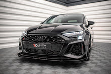 Load image into Gallery viewer, MAXTON DESIGN STREET PRO FRONT SPLITTER V.1 + FLAPS AUDI RS3 SPORTBACK / SEDAN 8Y