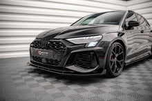 Load image into Gallery viewer, MAXTON DESIGN STREET PRO FRONT SPLITTER V.1 + FLAPS AUDI RS3 SPORTBACK / SEDAN 8Y