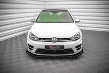 Load image into Gallery viewer, MAXTON DESIGN STREET PRO FRONT SPLITTER V.1 + FLAPS VOLKSWAGEN GOLF R MK7