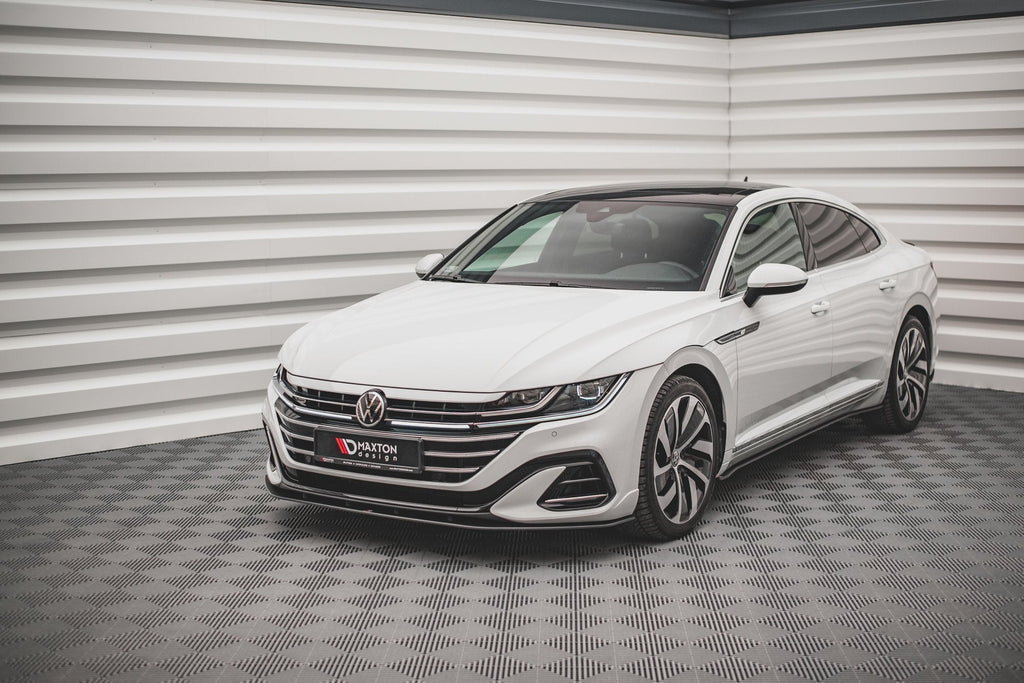 MAXTON DESIGN STREET PRO FRONT SPLITTER VOLKSWAGEN ARTEON R-LINE FACELIFT