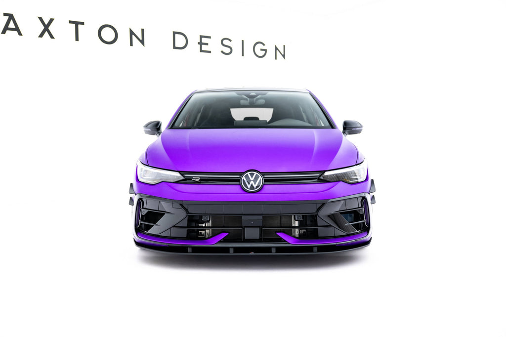 MAXTON DESIGN Street Pro Front Splitter Volkswagen Golf R Mk8 Facelift