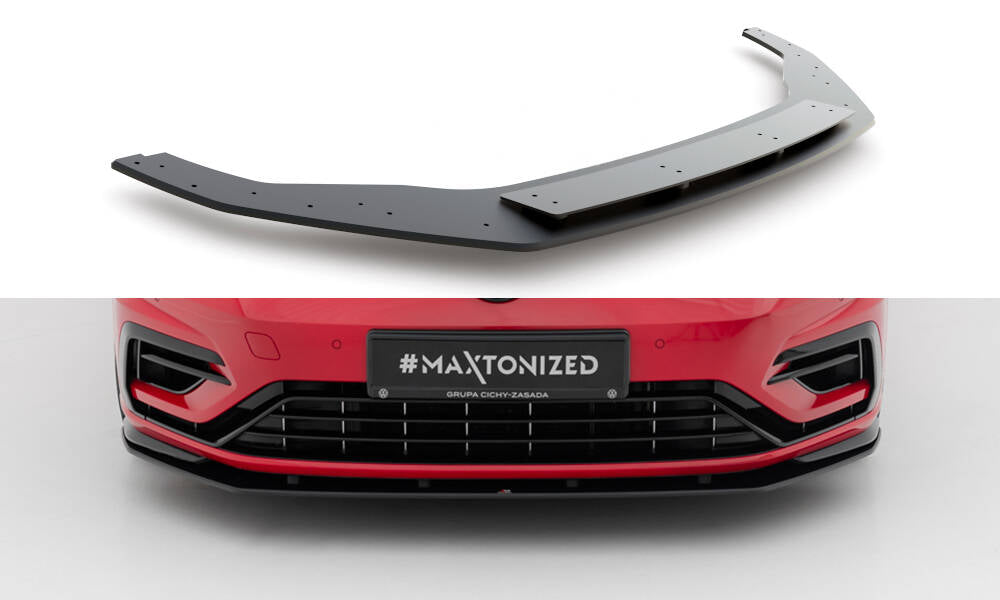 MAXTON DESIGN RACING DURABILITY FRONT SPLITTER VW GOLF 7 R FACELIFT