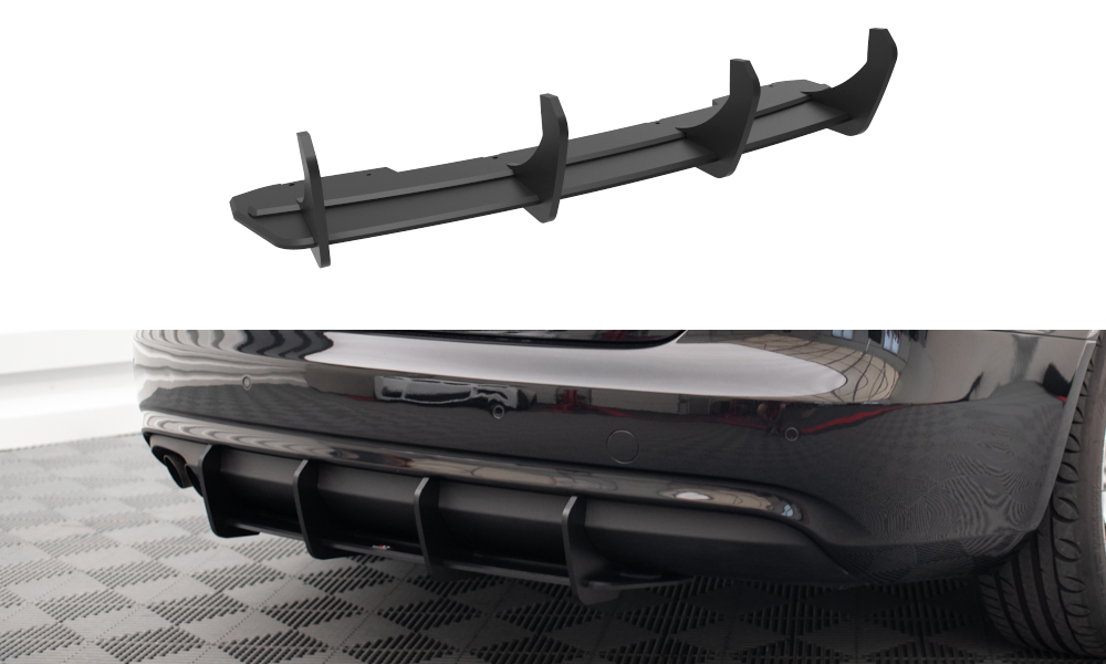 MAXTON DESIGN STREET PRO REAR DIFFUSER AUDI A4 B8 FACELIFT