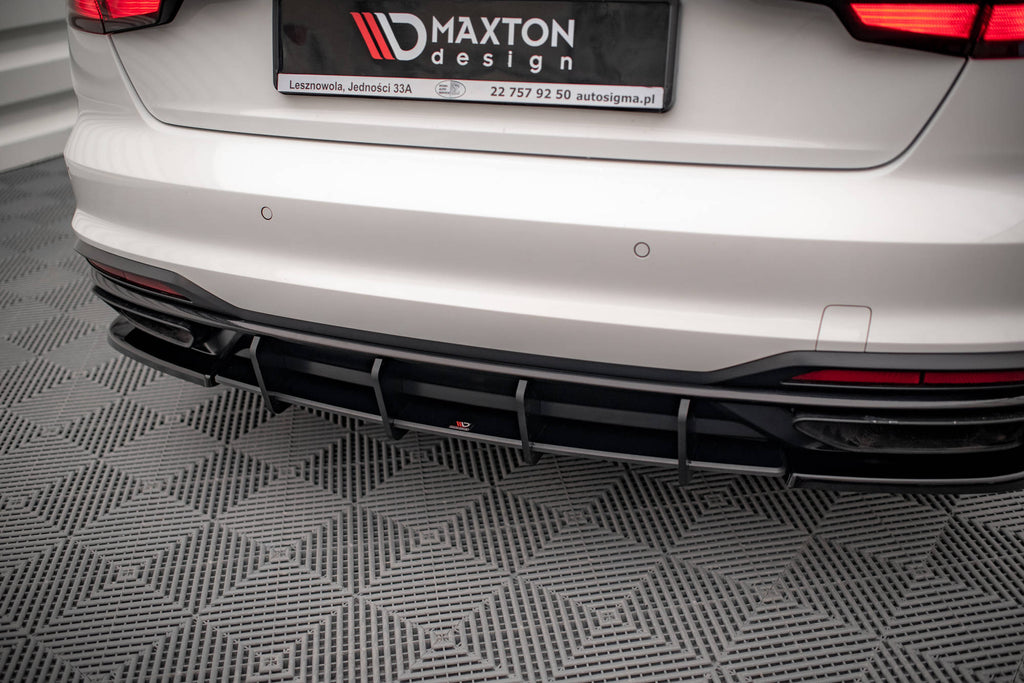 MAXTON DESIGN STREET PRO REAR DIFFUSER AUDI A4 B9 FACELIFT