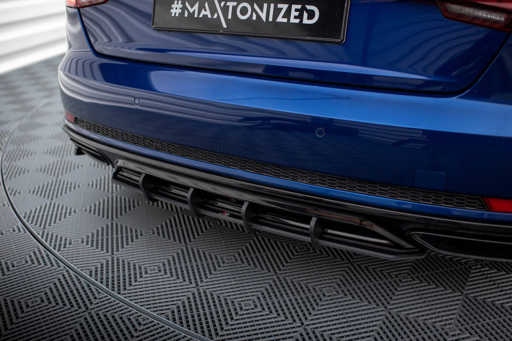 MAXTON DESIGN STREET PRO REAR DIFFUSER AUDI A4 S-LINE (US MY2019)