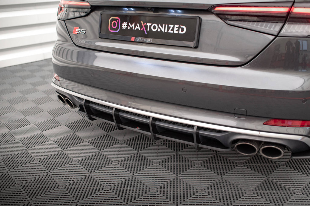 MAXTON DESIGN STREET PRO REAR DIFFUSER AUDI S5 COUPE / SPORTBACK F5