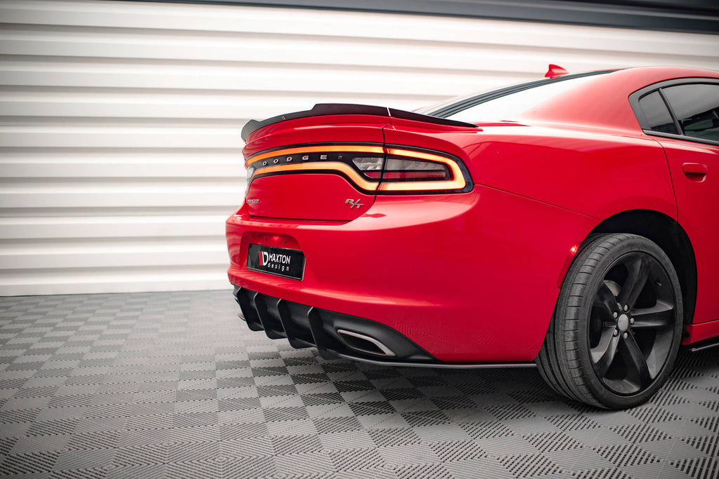 MAXTON DESIGN STREET PRO REAR DIFFUSER DODGE CHARGER RT MK7 FACELIFT