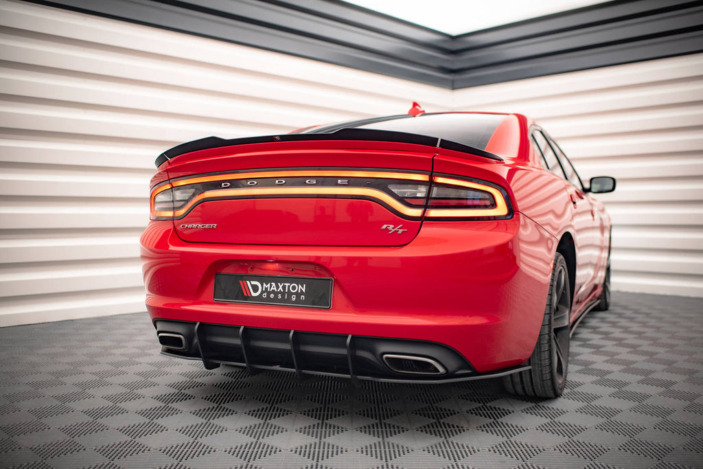 MAXTON DESIGN STREET PRO REAR DIFFUSER DODGE CHARGER RT MK7 FACELIFT