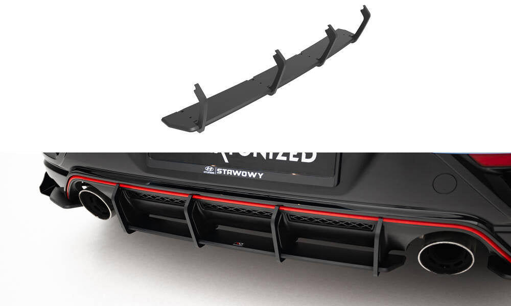 MAXTON DESIGN Street Pro Rear Diffuser Hyundai Veloster N Mk2