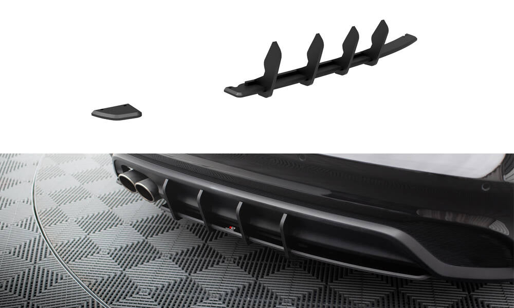 MAXTON DESIGN STREET PRO REAR DIFFUSER JAGUAR XE X760 FACELIFT