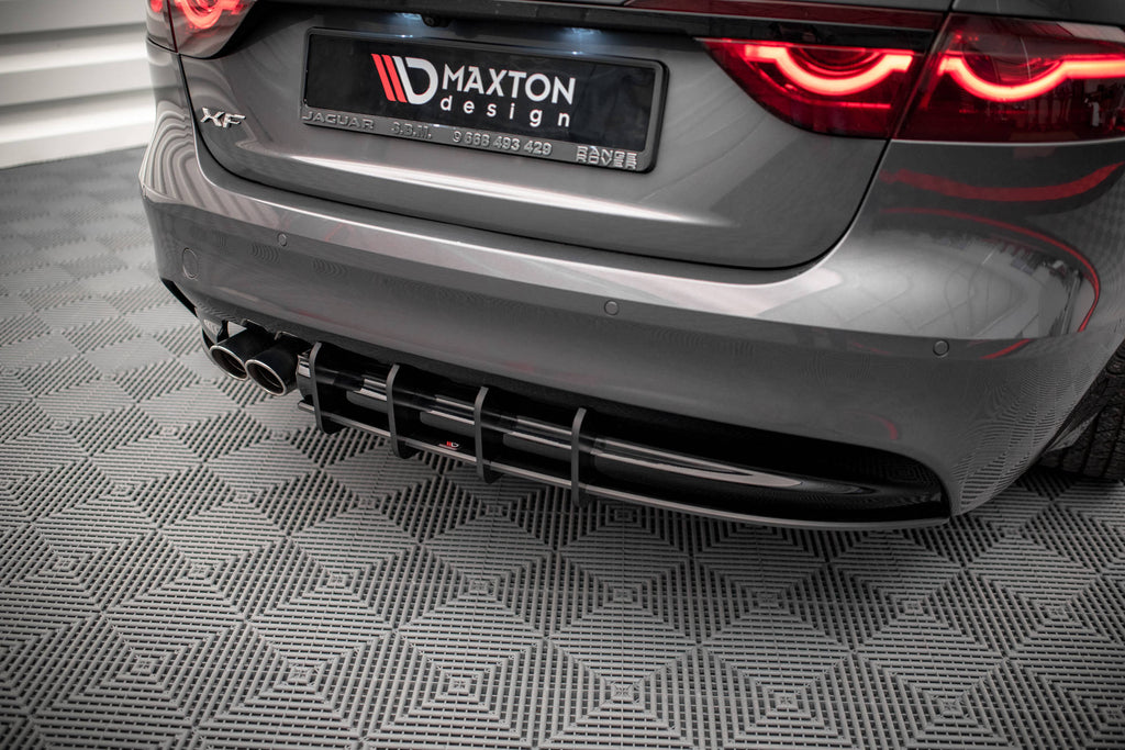 MAXTON DESIGN STREET PRO REAR DIFFUSER JAGUAR XF R-SPORT MK2