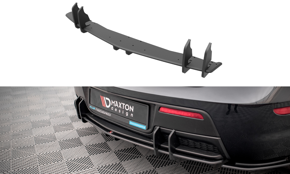 MAXTON DESIGN Street Pro Rear Diffuser Mazda 3 MPS Mk1 US-Spec Version