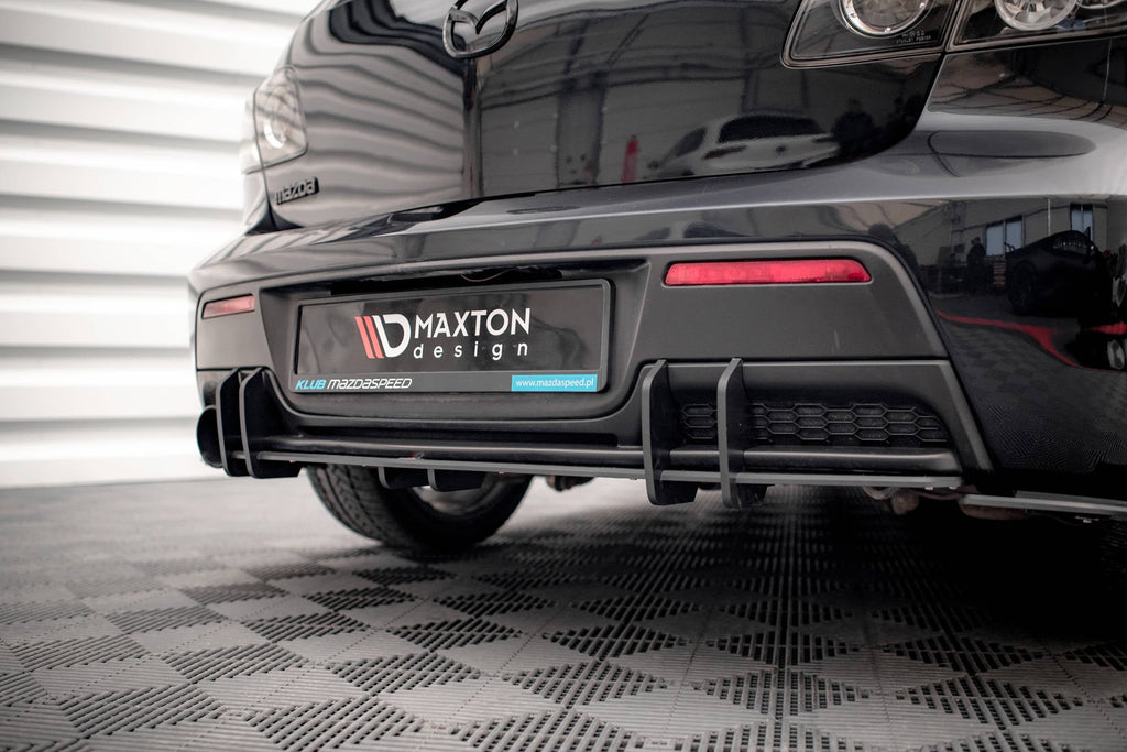 MAXTON DESIGN Street Pro Rear Diffuser Mazda 3 MPS Mk1 US-Spec Version