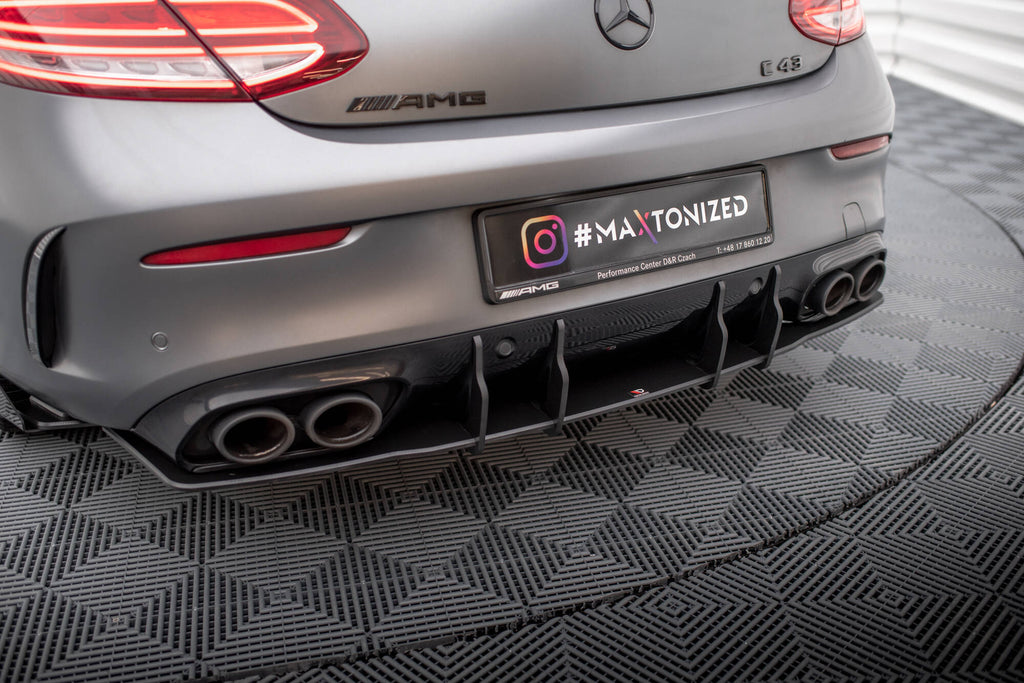 MAXTON DESIGN STREET PRO REAR DIFFUSER MERCEDES-AMG C43 COUPE C205 FACELIFT