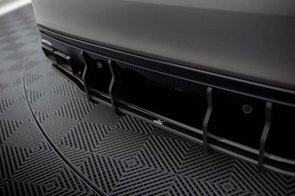 MAXTON DESIGN Street Pro Rear Diffuser Mercedes-AMG C63 Sedan / Estate W205 Facelift