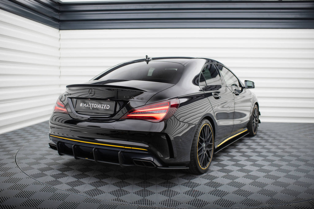 MAXTON DESIGN STREET PRO REAR DIFFUSER MERCEDES-AMG CLA 45 C117 FACELIFT