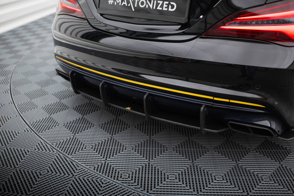 MAXTON DESIGN STREET PRO REAR DIFFUSER MERCEDES-AMG CLA 45 C117 FACELIFT