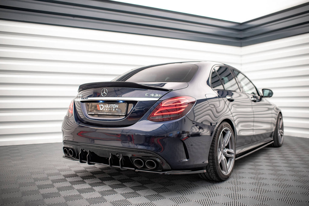 MAXTON DESIGN STREET PRO REAR DIFFUSER MERCEDES-BENZ C 43 SEDAN W205 FACELIFT