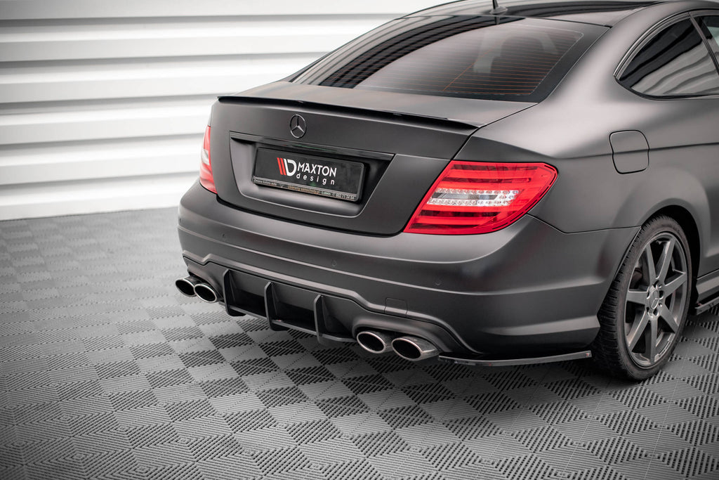 MAXTON DESIGN STREET PRO REAR DIFFUSER MERCEDES-BENZ C COUPE AMG-LINE C204