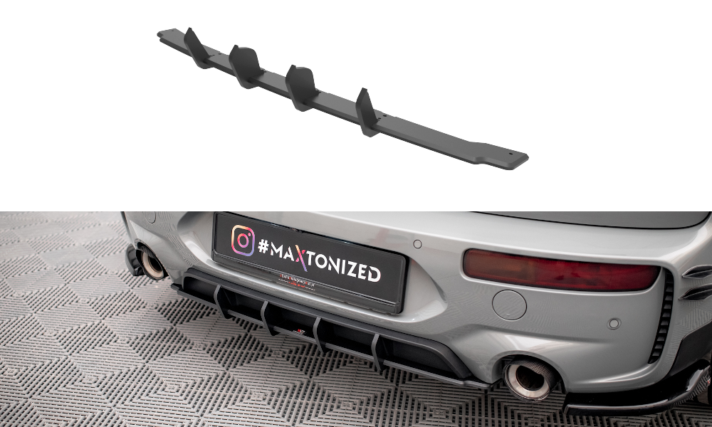 MAXTON DESIGN STREET PRO REAR DIFFUSER MINI COOPER CLUBMAN JOHN COOPER WORKS F54