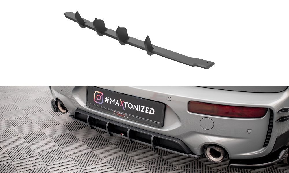 MAXTON DESIGN STREET PRO REAR DIFFUSER MINI COOPER CLUBMAN JOHN COOPER ...