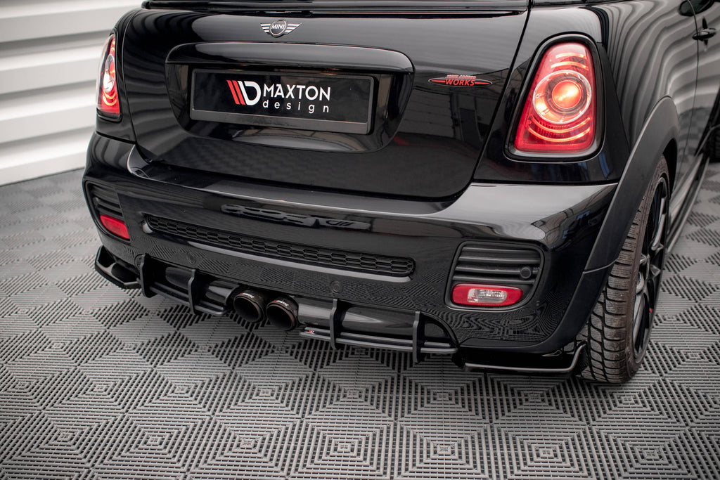 MAXTON DESIGN STREET PRO REAR DIFFUSER MINI COOPER JOHN COOPER WORKS R56