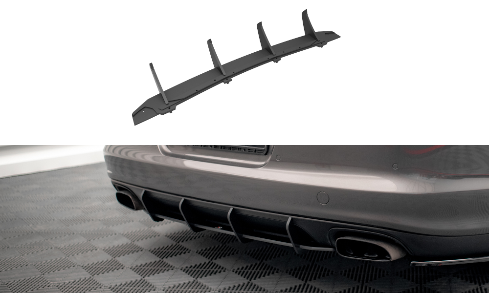 MAXTON DESIGN STREET PRO REAR DIFFUSER PORSCHE PANAMERA / PANAMERA DIESEL 970