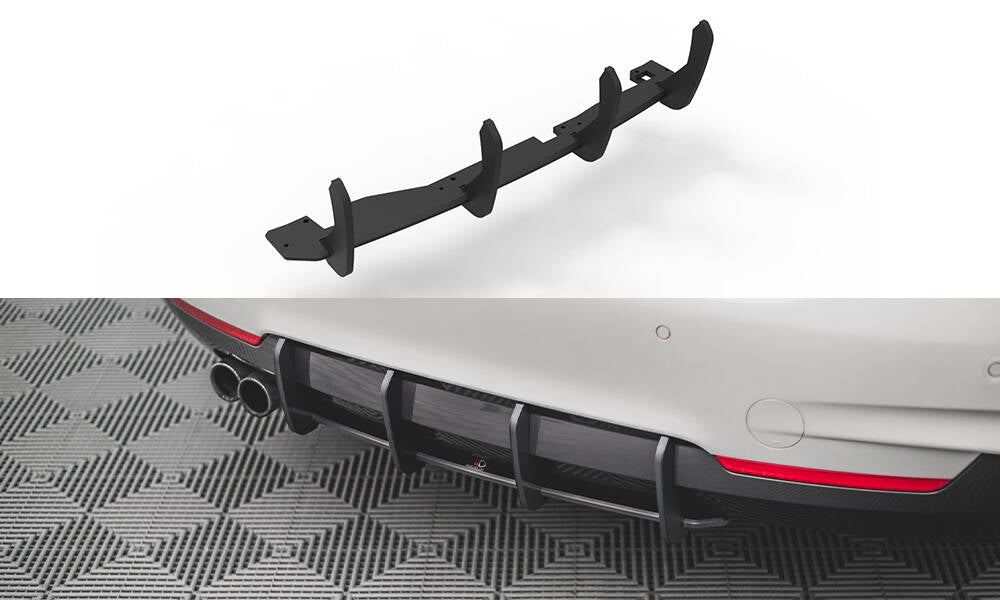 MAXTON DESIGN STREET PRO REAR DIFFUSER V.1 BMW 4 M-PACK F32